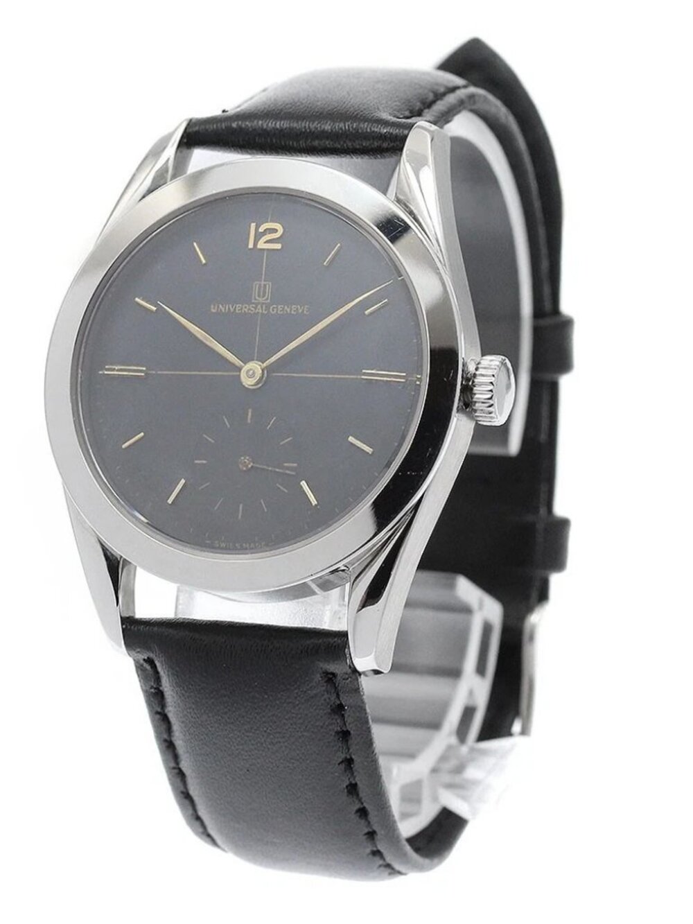 Universal Geneve Cal.262 Small Seconds black Dial Hand Winding Men's_956984
